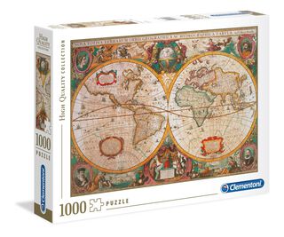 Puzzle 1000 piezas Old Map,hi-res