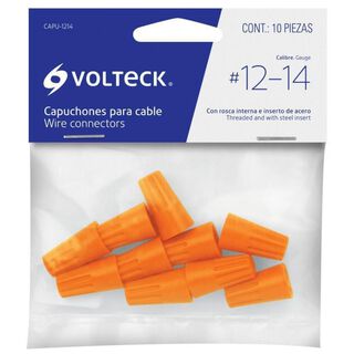 Volteck Conectores Conicos Para Cable 12-14awg,hi-res
