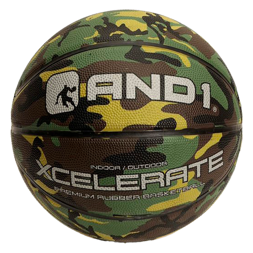 Balón And1 Xcelerate Basketball Camuflaje Verde,hi-res