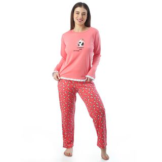 Pijama Mujer Gamuza Polycotton Cow Attitude,hi-res