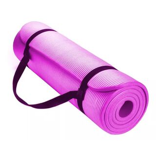 Mat Yoga 10 Mm Alfombra Resistente Gruesa Fucsia,hi-res