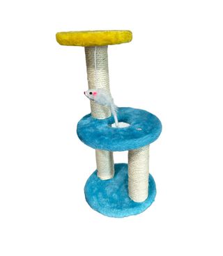 Rascador Para Gatos Dos Pisos Torre Rascador Mascotas 40cm,hi-res