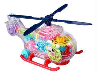 Juguete Con Sonido Helicoptero Electrico Con Engranajes,hi-res