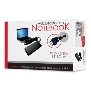 Cargador Notebook Compatible Hp 19.5v/3.33A 65W Dblue,hi-res