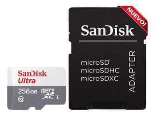 Memoria Micro Sd 256gb Sandisk Full Hd Clase 10 Celular,hi-res