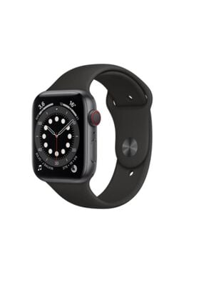 Apple Watch Series 6 44 mm Caja de Aluminio correa Negro,hi-res