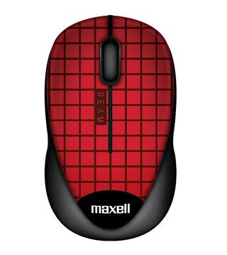 Mouse Óptico Inalámbrico Maxell Trace 1600 Dpi 2.4ghz Rojo,hi-res