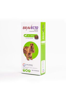 Bravecto Antiparasitario Perros 500 Mg 10-20 Kg,hi-res