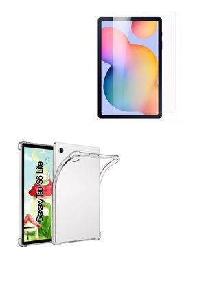 Carcasa Transparente Para Tab Samsung S6 Lite Lamina Vidrio,hi-res