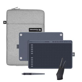 Tableta Digitalizadora Huion HS611 Grey Pack,hi-res