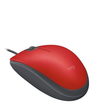 Mouse Alambrico Usb Logitech M110 Silencioso Rojo,hi-res
