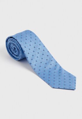 Corbata hombre Formal Luxury Seda Azul ,hi-res
