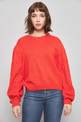 Sweater casual  naranjo levis talla Xl 939,hi-res