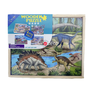 Puzzle Infantil Dinosaurios 4 en 1 Rompecabeza ,hi-res