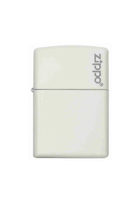 Encendedor Zippo Classic White Matte Logo ZP214ZL,hi-res