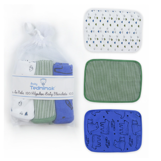Set 3 Tutos de algodón para bebés Tedmimak,hi-res
