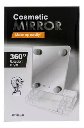 Espejo Led Rotación 360° Cosmetic Mirror,hi-res