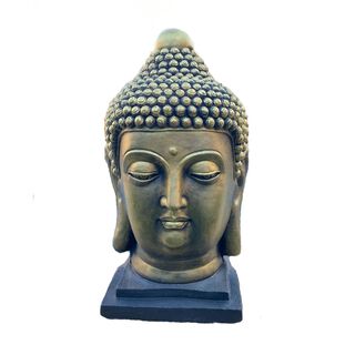 Cabeza de Buda Decorativo Golden 70 cm,hi-res