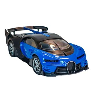 Auto A Control Remoto Tipo Bugatti Recargable Rapido Azul,hi-res