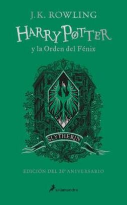 Libro HARRY POTTER Y LA ORDEN DEL RENIX. 20 ANIVERSARIO. SLYTHERIN,hi-res