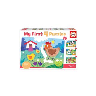 Puzzle Infantil Mamá Gallina (My First 4 Puzzles) - PS,hi-res