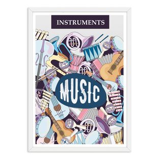 Cuadro Individual Instruments Music,hi-res