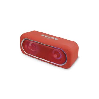 Parlante Bluetooth TWS Portatil RGB Rojo Audiopro,hi-res