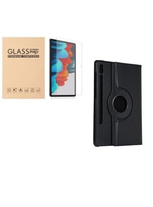 Funda Para Samsung Galaxy S7 Fe S7 Plus S8 Plus Negro Vidrio,hi-res