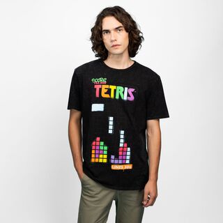 Polera Hombre YOU Tetris  Grafics Gris,hi-res