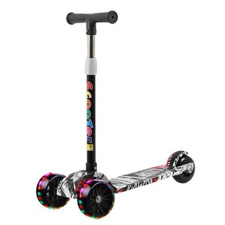 Scooter Deluxe Led Monopatín Triscooter Para Niño,hi-res