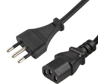 Cable de Poder Pc electro lite 1.8mts negro,hi-res