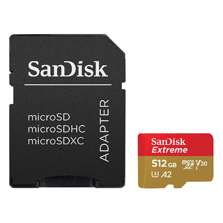 Tarjeta SanDisk Extreme 512 GB con adaptador,hi-res