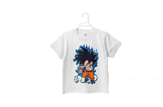 Polera Infantil Goku Chibi,hi-res