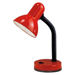 Lámpara Escritorio Basic Rojo E27 1X40W,hi-res