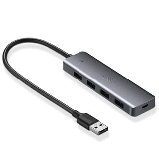 HUB USB-A / 4 USB-A 3.0 +(POWERPORT) ALUMINIO UGREEN CM219,hi-res