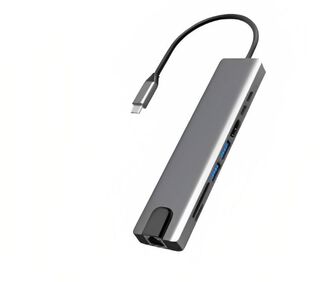 HUB TIPO C - 8 EN 1 - HDMI /USB 3.0x2 /TF /SD /USB,hi-res