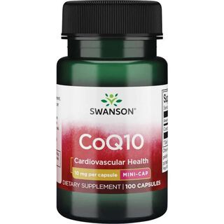Coenzima Q10 10 mg 100 capsulas Swanson,hi-res