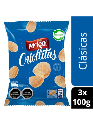 Galleta Mckay® Criollitas 100g Pack X3,hi-res