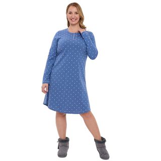 Pijama Mujer Camisa De Dormir Azul Fashion´s Park,hi-res