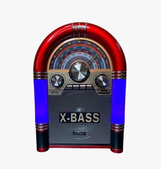 Radio Rockola Grande FM, Bluetooth, Usb, SD, Audio Pro AP02053R,hi-res