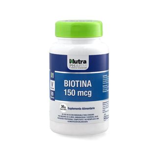 Biotina 150 mcg 90 Cápsulas Nutra Pharm,hi-res