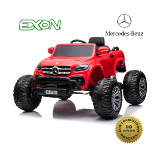 Auto a Batería para Niños Mercedes-Benz Monster Truck (4x4) (Eva Wheels) Rojo,hi-res