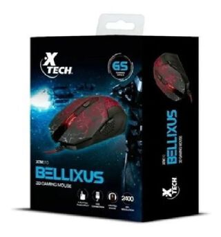 Mouse Gamer Xtech Bellixus Xtm-510 6 Botones Usb Led B16,hi-res
