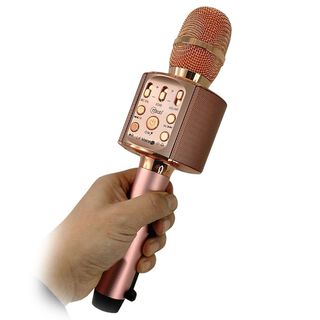 Microfono Karaoke Mlab Lil Voice 2 8911 con bluetooth Rosado,hi-res