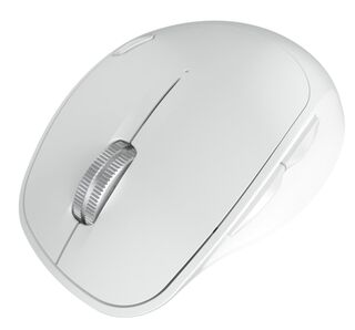 Mouse Klip Xtreme Duotrak Diestro RF inalámbrico Blanco,hi-res