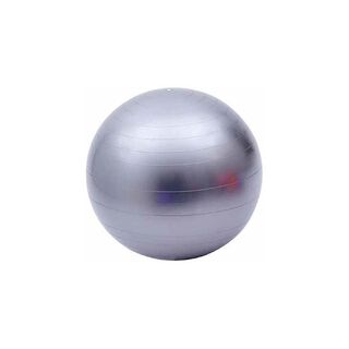 Balon Pelota de Pilates Yoga 75cm Con Inflador Gris,hi-res