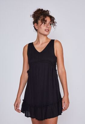 Vestido Mujer Relaxed Negro Sioux,hi-res