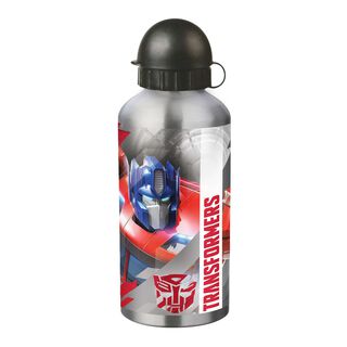 Botella Aluminio Tapa Redonda Transformers,hi-res