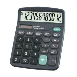 Calculadora Electrónica Pacific Pac01120 12 Digito,hi-res