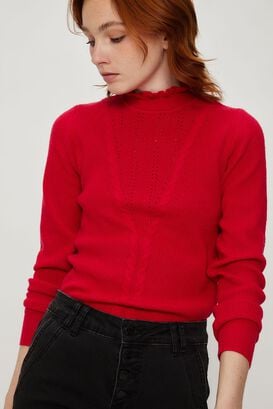 Sweater Liso 18120124007103 iO Rojo,hi-res